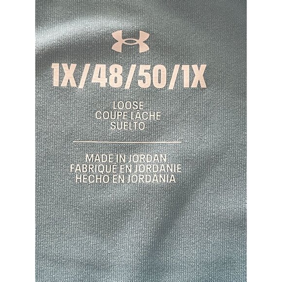 NWT Under Armour Women's Loose Fit Motion Shirt Light Blue - Picture 8 of 8